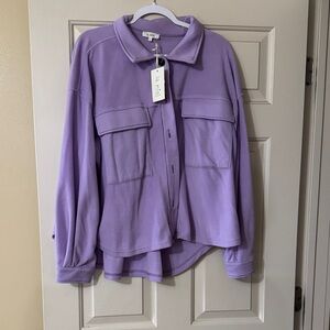 LA MIEL Lavender Utility Jacket